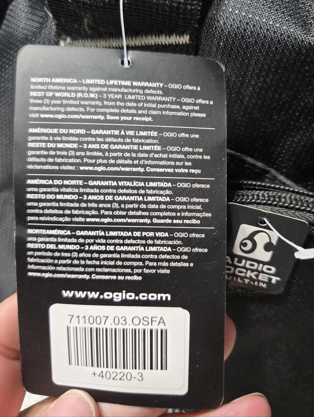 NWT OGIO HALF DOME BLACK DUFFEL CARRY ON Small